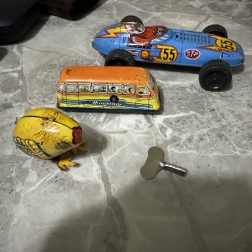 Tinplate clockwork toys - clockwork, bundle
