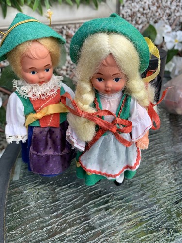 Vintage clockwork dolls - clockwork,