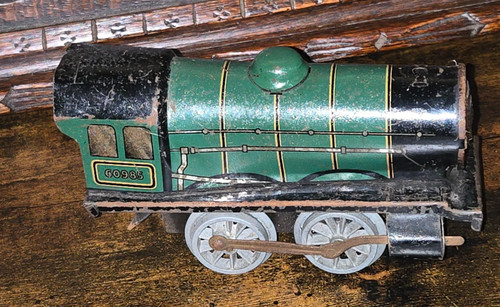 Vintage tin clockwork - tin,