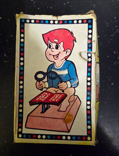 Vintage clever boy - clever, clockwork