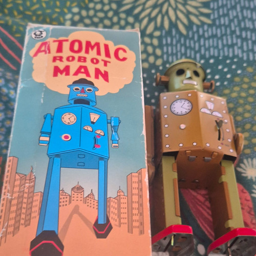 Atomic robot man tinplate - atomic,