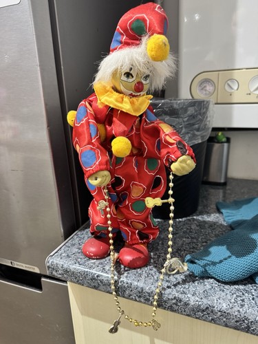 Vintage musical jester clown - vintage,