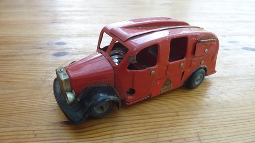 Vintage minic clockwork fire - vintage,