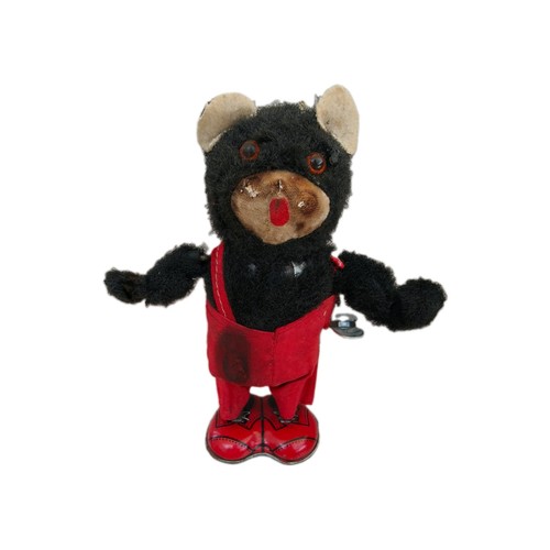 Vintage clockwork dancing bear - vintage,
