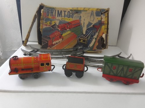 Vintage brimtoy clockwork tin - brimtoy,
