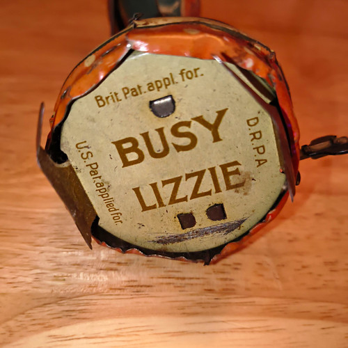 Vintage tinplate clockwork - tinplate,