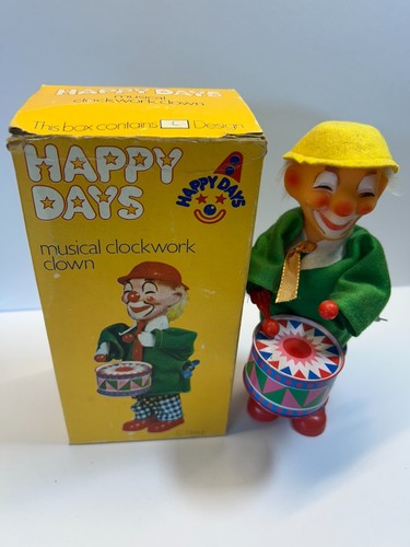 Vintage musical clown drummer - musical,