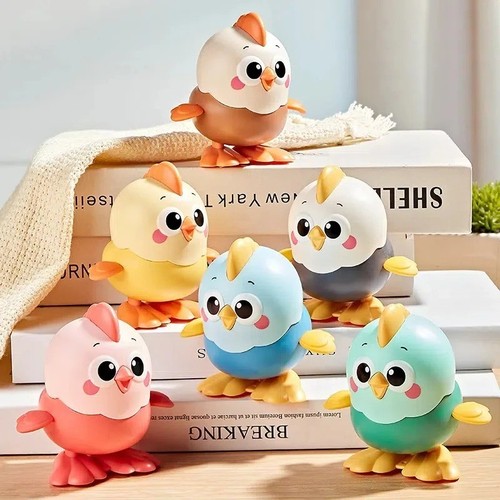Wind jumping chicken toy - up,