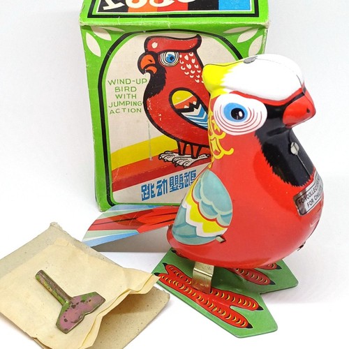 Clockwork parrot vintage - , style