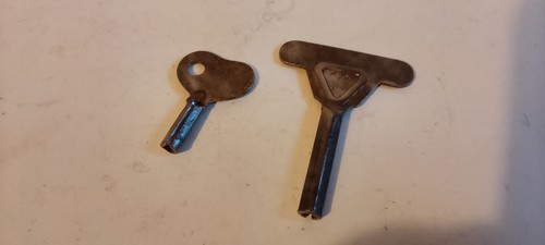 Vintage clockwork toy keys - toy,