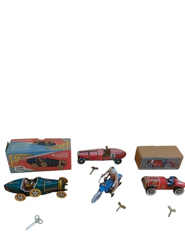 Vintage tin plate wind toy - up,
