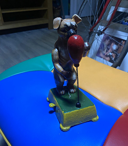 Vintage cast iron boxing - vintage,