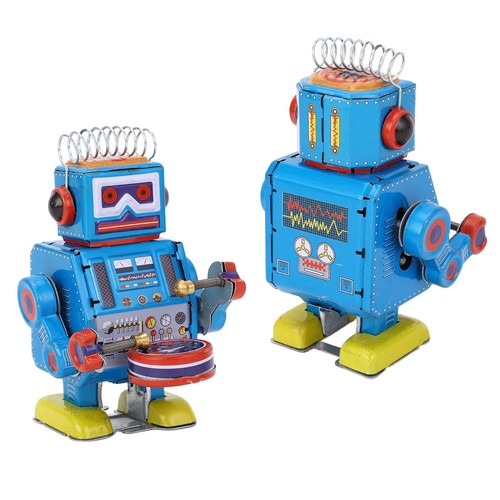 Robot clockwork toy - clockwork, handmade